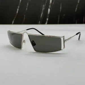 NEW SAINT LAURENT SL606 002  UNISEX SILVER SUNGLASSES SAINT LAURENT SL 606 002 SAINT-LAURENT-SL606/S 002 SILVER (GREY) 66*13 | Óptica  main image 3